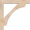 Ekena Millwork Legacy Block Smooth Bracket w/ Offset Brace, Douglas Fir, 5 1/2"W x 32"D x 32"H BKT0604X32X32LEC05SDF - alternate 4